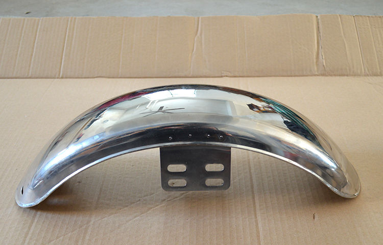 电动摩托三轮车挡泥板前轮挡泥瓦防水板太子款加厚不锈钢前泥瓦加厚横