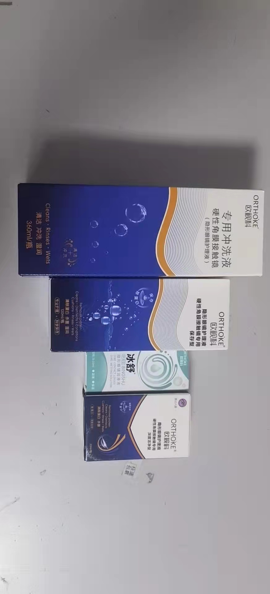 欧视科护理液冲洗液360ml酵顿深度清洁ok镜角膜塑形镜rgp除蛋白max