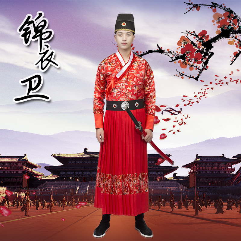 21新品男装锦衣卫飞鱼服男大明衣冠东厂服装武侠风汉服绣春刀明制曳撒