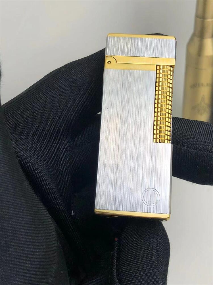dunhill登喜路打火机英国充气打火机纯铜滑轮时尚商务礼品男女通用