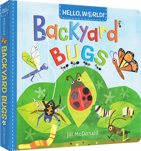 英文原版绘本 hello world backyard bugs 你好 世界 幼儿stem启蒙
