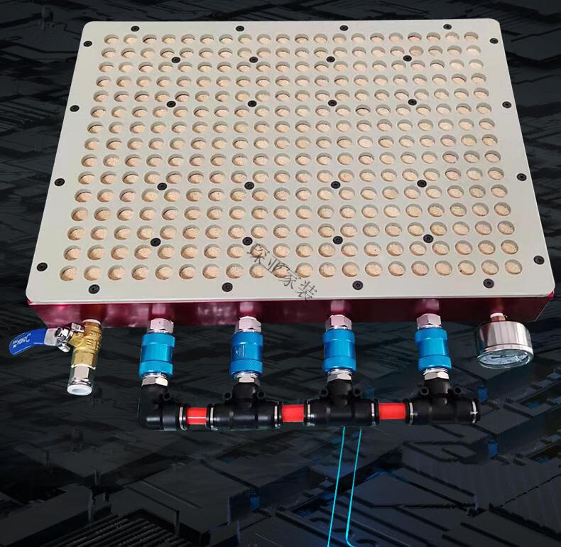 定製多點式真空吸盤cnc加工中心一體式銅鋁板pvc強力工業氣動吸附平臺