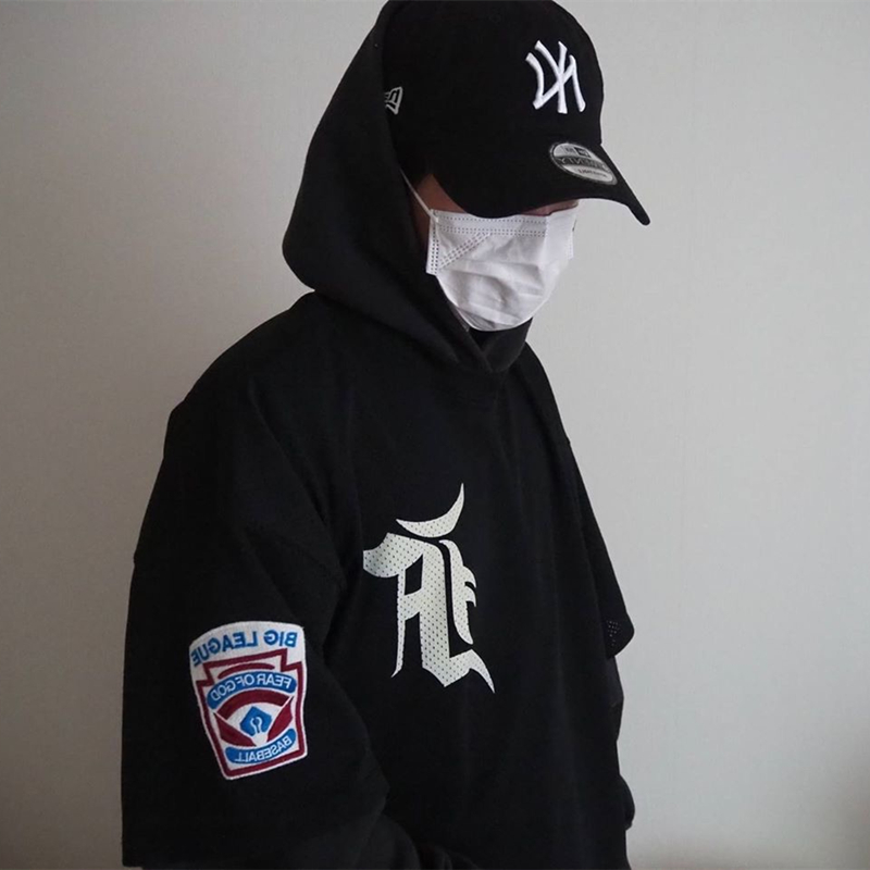 汤米伍德fearofgodfog第五季主线网眼短袖袖章宽松男女比伯高街t恤男