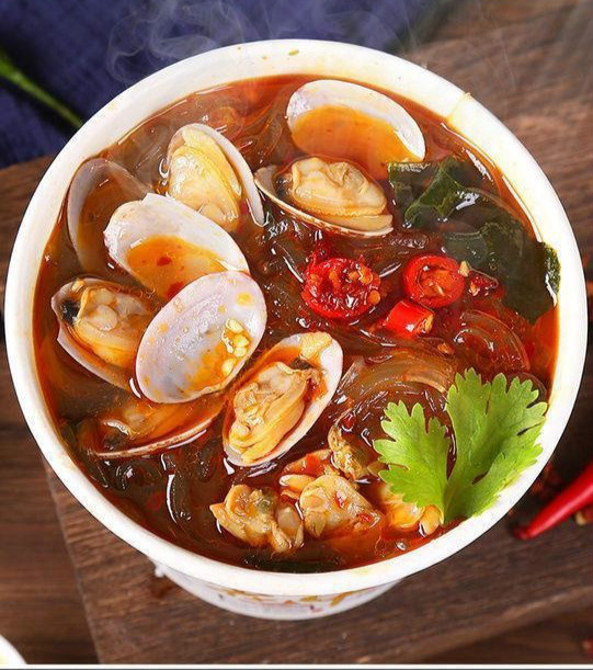 花老板花甲粉 6桶 开心花甲粉丝速食桶装酸辣粉 新老包装随机发货 新