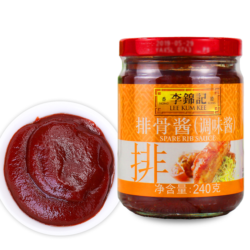 李锦记排骨酱240g 排骨调味酱 腌制炒菜烧烤烤肉酱烹饪调味料【图片