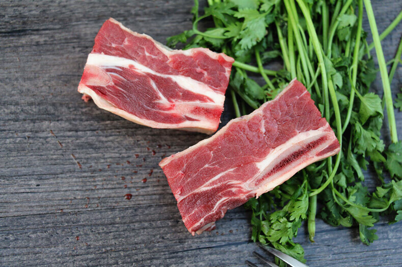 德薇格国产牛排骨 新鲜牛肋骨牛排肉 原切牛肋排4斤【图片 价格 品牌