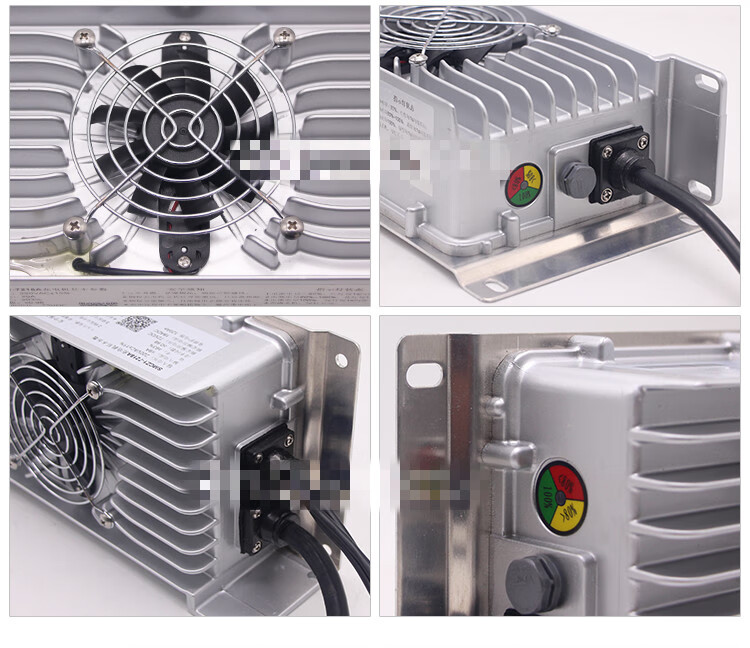 48v60v72v三元锂电池充电器20串15a磷酸铁锂车载防水大功率雷丁 60v