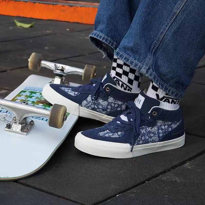 顽刻ollieskate板鞋 easy顽刻滑板鞋ollieskate腰果花全系列低帮耐磨