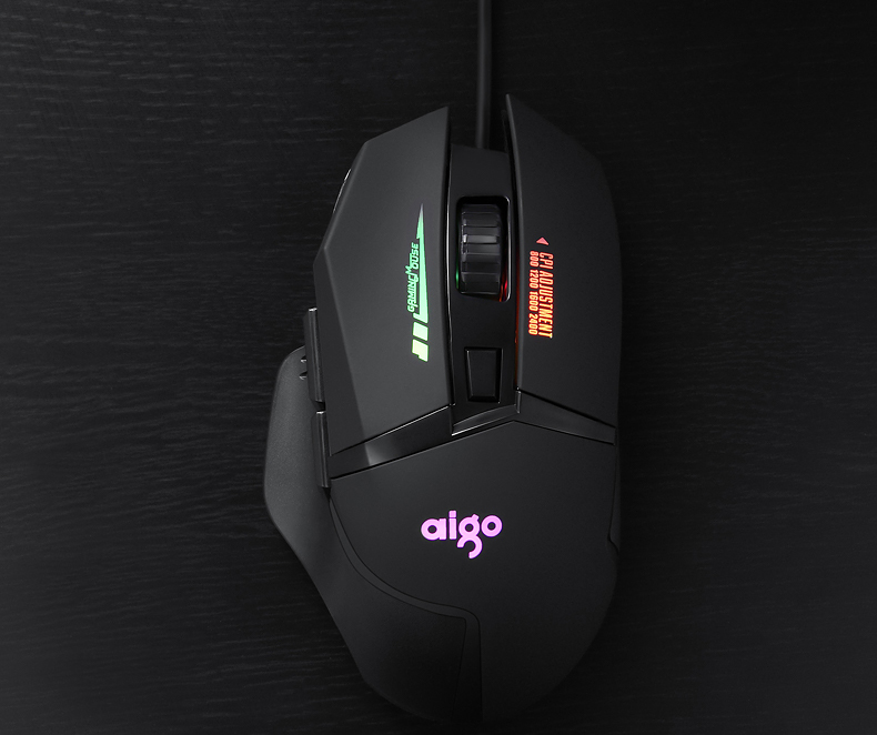 品质保证爱国者q826游戏鼠标有线电脑鼠标台式电竞机械家用办公笔记本