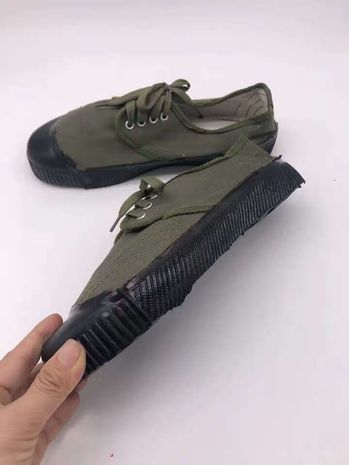 晋彪男士椒江劳保橡胶帆布透气防油防滑模压耐油耐酸碱厨房工作解放鞋