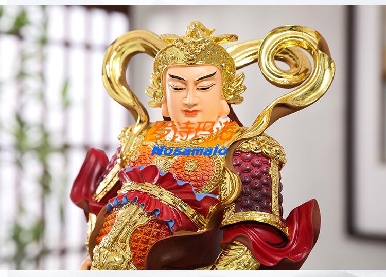 罗诗玛诺礼品韦陀关公佛像伽蓝菩萨韦陀菩萨韦陀珈蓝神像16寸38cm韦驮