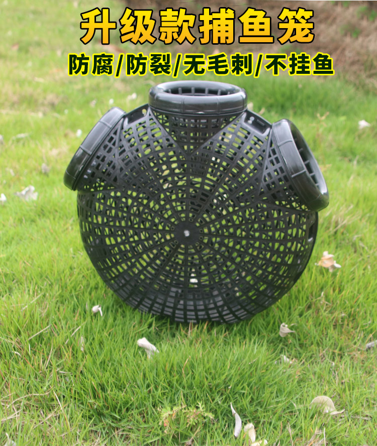 【官方旗舰】新升级抓鱼神器鱼笼伞形鲫鱼捕鳝神器鳝鱼笼子塑料泥鳅笼