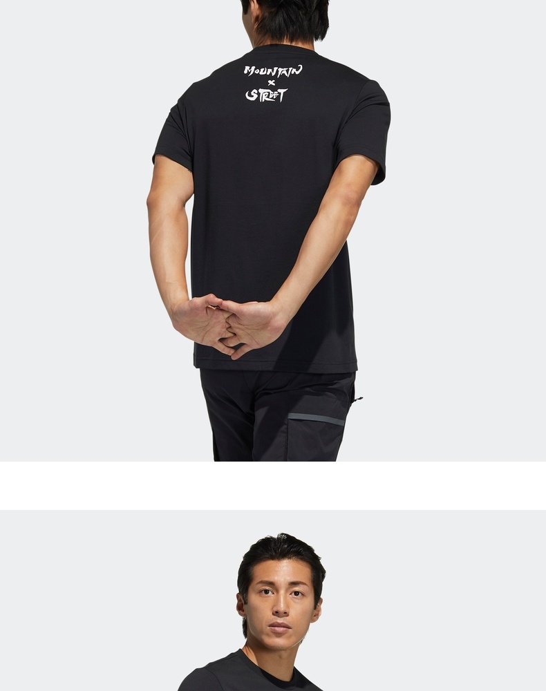 adidas zjy gfx ss 朱敬一联名情侣男女夏季户外运动短袖t恤gn7326