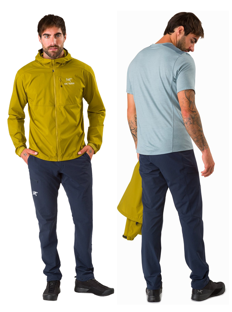 arcteryx/始祖鸟 gamma lt pant 男款户外防风软壳长裤子 透气修身