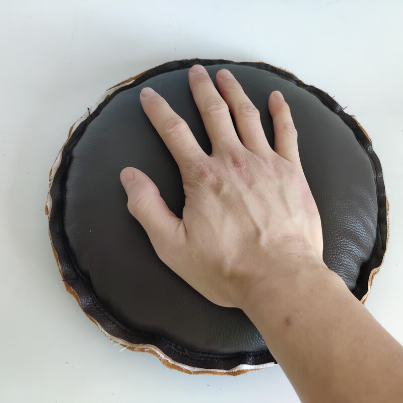 真牛皮铁砂包鹰爪功铁砂掌专用牛皮沙袋双层全皮面摔跤抓沙袋