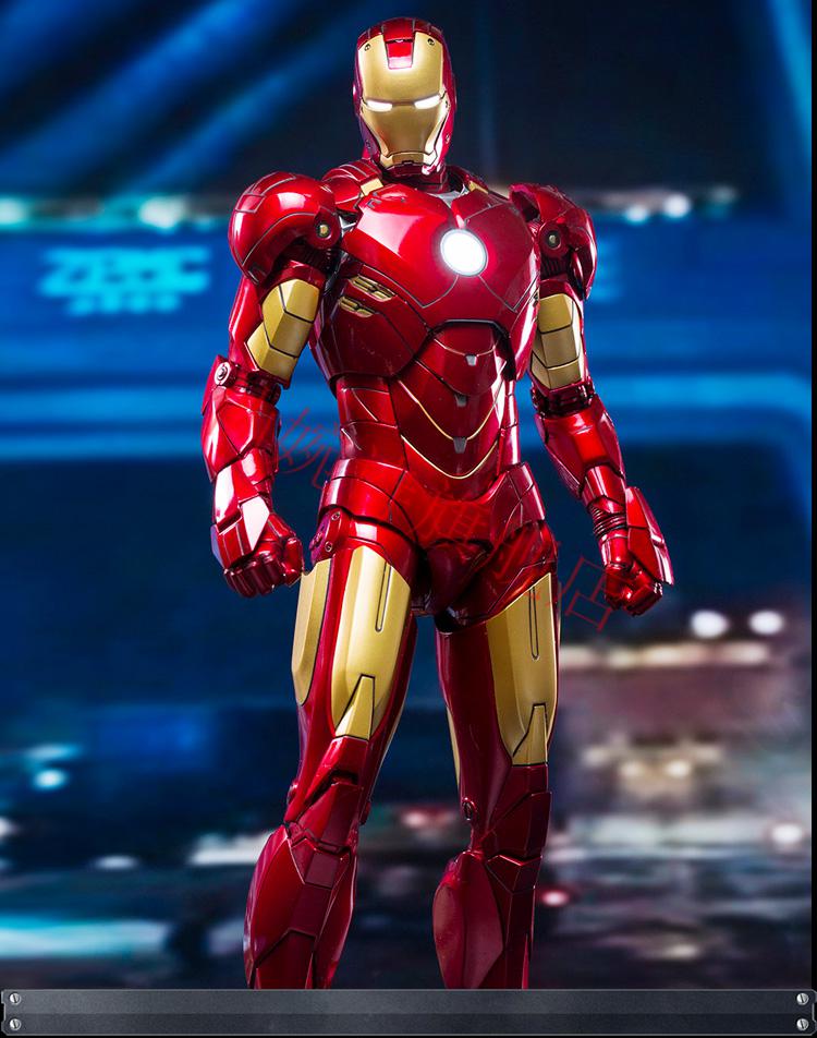 万代 漫威kingarts1/9mk4纳米战衣钢铁侠模型金属合金 格纳库【图片