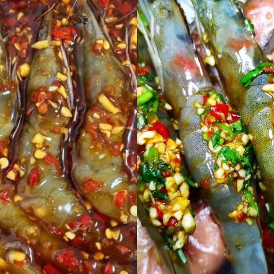 生呛大虾 即食泰式无皮虾生呛大虾生腌对虾醉虾口味好甜辣虾 顺丰空运