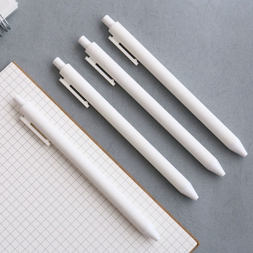 定制专属ins情侣闺蜜高颜值简约按动黑色05中性笔学生考试笔1支笔刻字