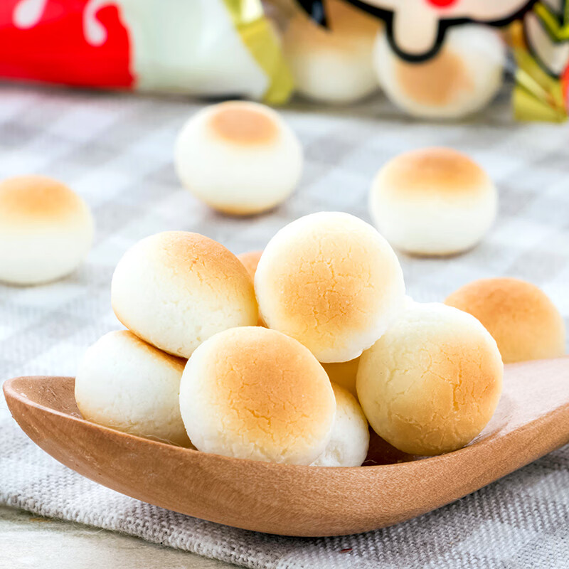 旺仔小馒头30袋原味牛奶味儿童饼干怀旧零食品小吃整箱批发原味20包