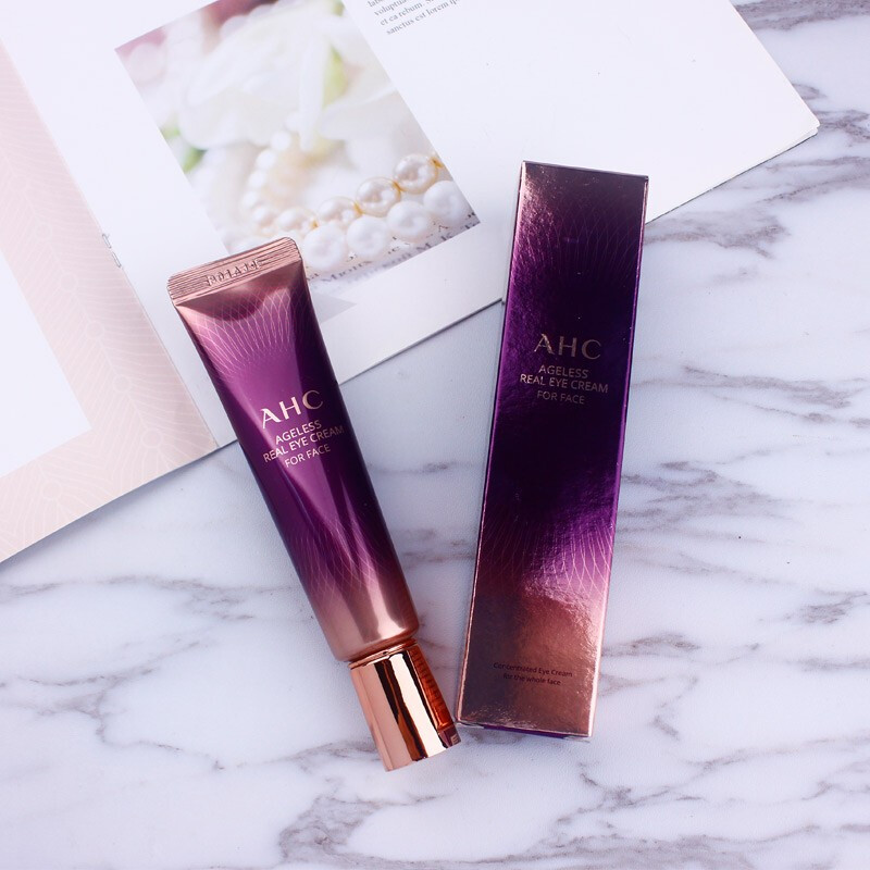 韩国爱和纯ahc眼霜30ml 补水保湿全脸多效淡化黑眼圈干纹细纹 十代全