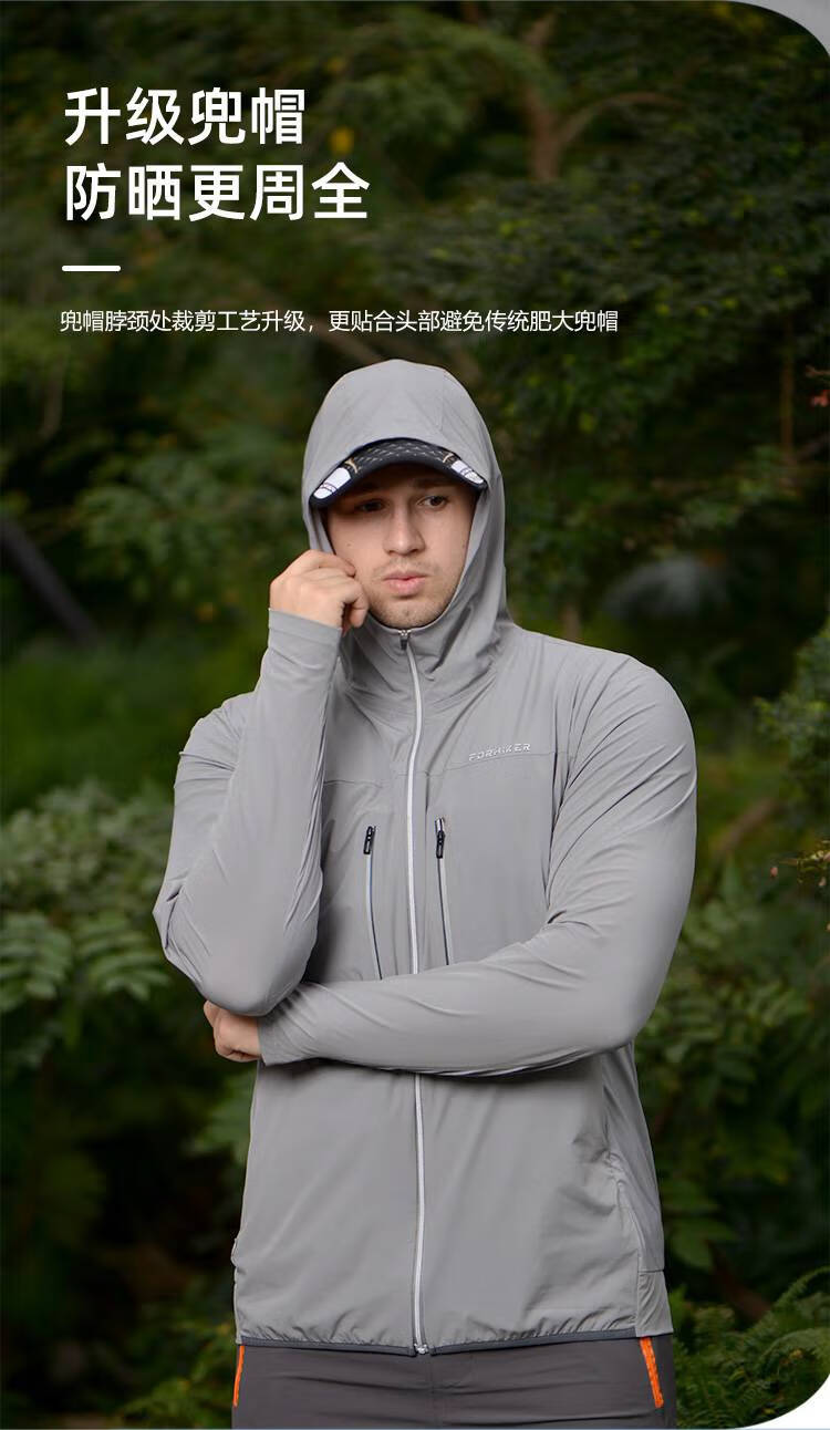 新款透气轻薄钓鱼服防晒服2022夏季男士路亚钓鱼专用外套轻薄透气冰丝