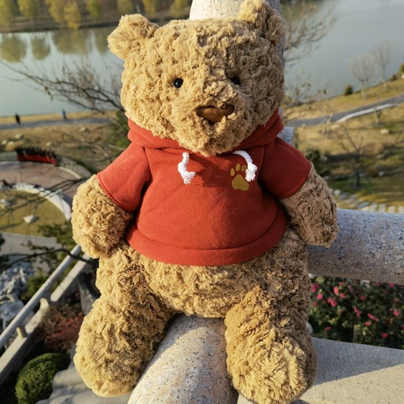 巴塞罗那熊衣服胖胖熊泰迪熊bartholomew小熊替换换洗毛衣卫衣帽送