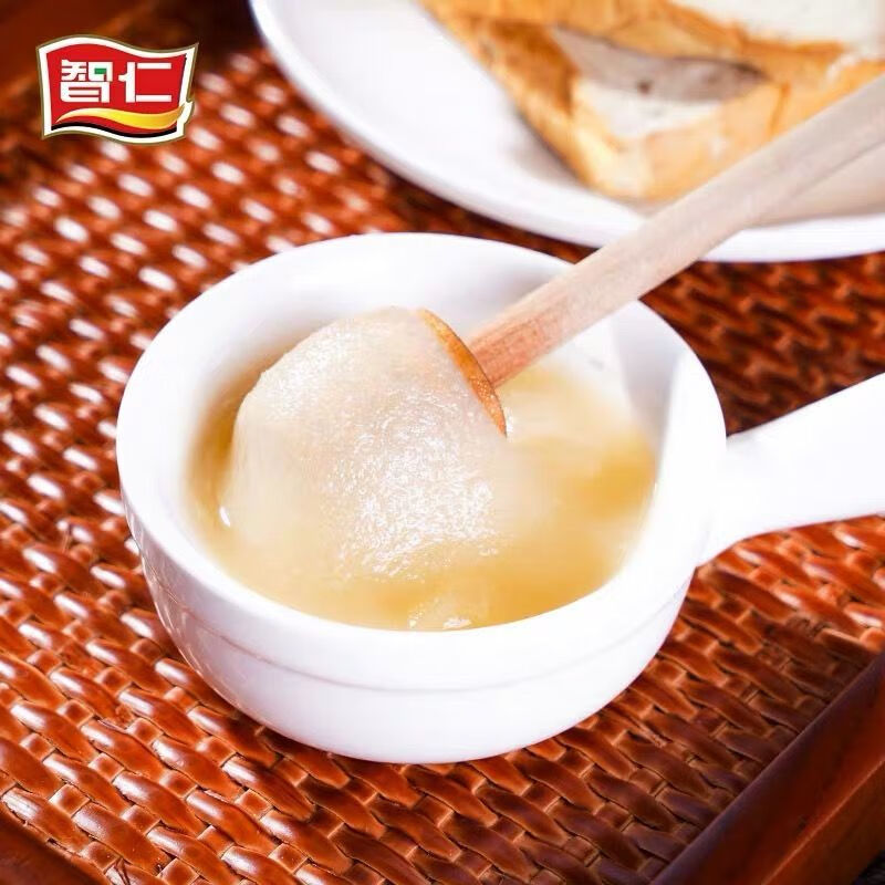 智仁蜂蜜智仁结晶土蜂蜜800g瓶装白蜂巢山花百花蜂蜜800g土蜂蜜1瓶