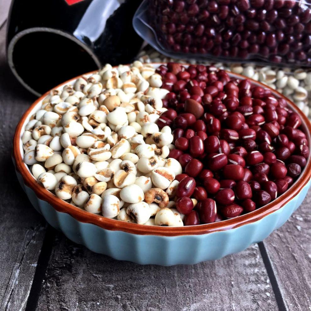 精选薏米500g红豆500g薏仁米农家五谷杂粮红小豆熬粥茶红豆一斤大薏仁