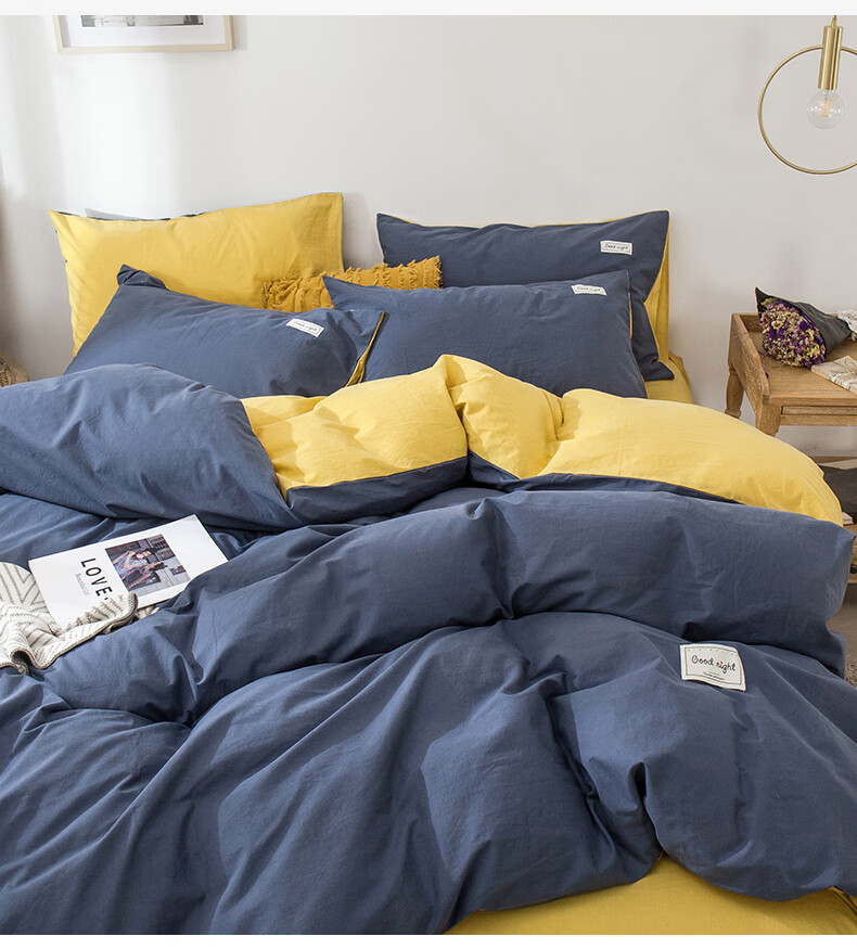 恒源祥家纺七件套床上用品全套组合四件套带被芯枕芯被褥套装学生宿舍