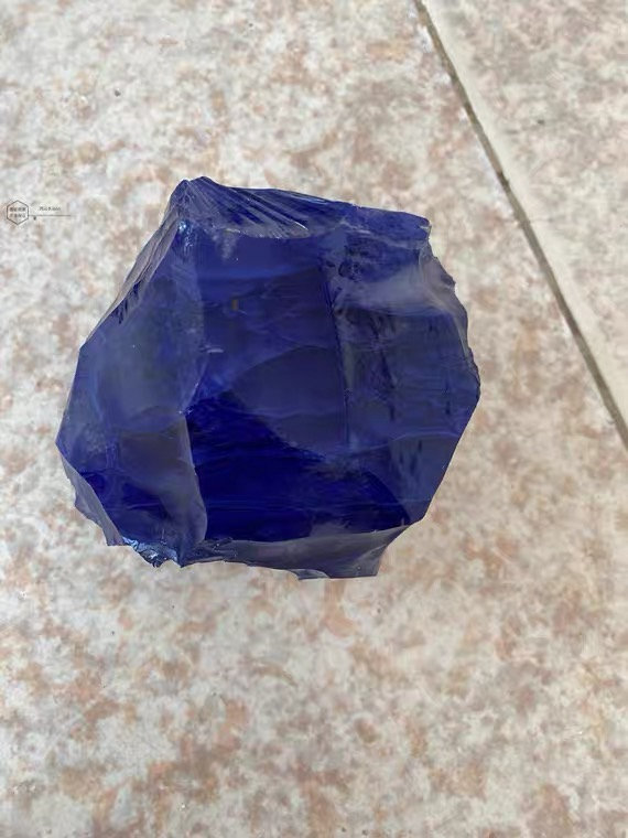 天然蓝水晶原石毛料 大块蓝水晶青金石原石原矿石教学标本石矿物石