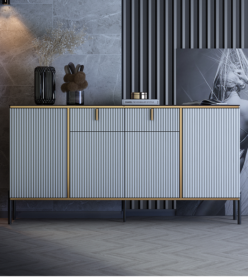 意式轻奢鞋柜现代简约家用入户门口鞋柜大理石岩板鞋柜玄关柜12米鞋柜