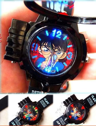 柯南手表小学生礼物中学生手表儿童表儿童礼物动漫周边名侦探柯南激光