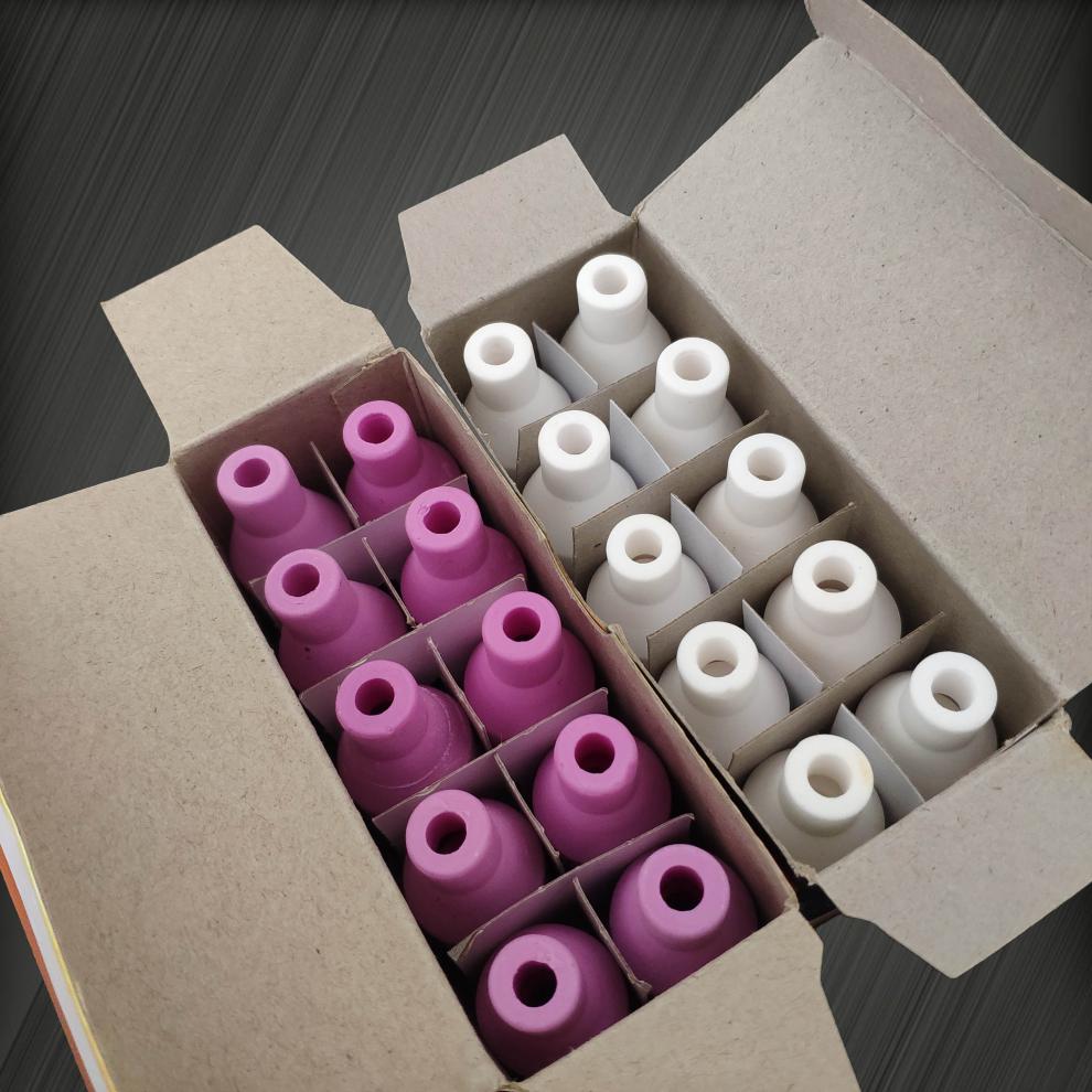 氩弧焊嘴精品耐用型氩弧焊瓷嘴加厚耐高温陶瓷嘴瓦嘴保护套氩弧焊天博