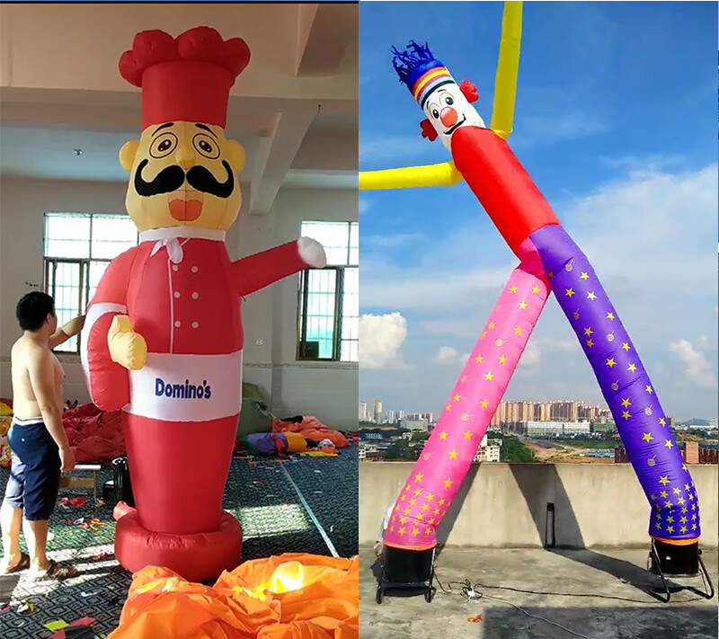 时尚家居充气空中舞星摇摆卡通招手开业活动广告人跳舞摆手指路人气模