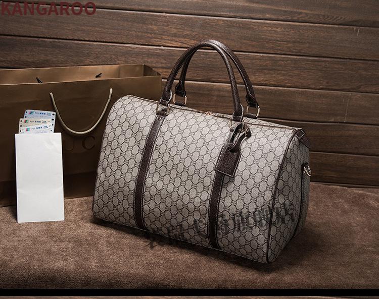 袋鼠kangaroo20吋欧美时尚旅行包男女手提斜挎单肩短途旅游包大容量