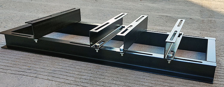 柴油汽油电动机组打柱塞水泵喷雾器可调担架支架铁架子槽钢机架 单买