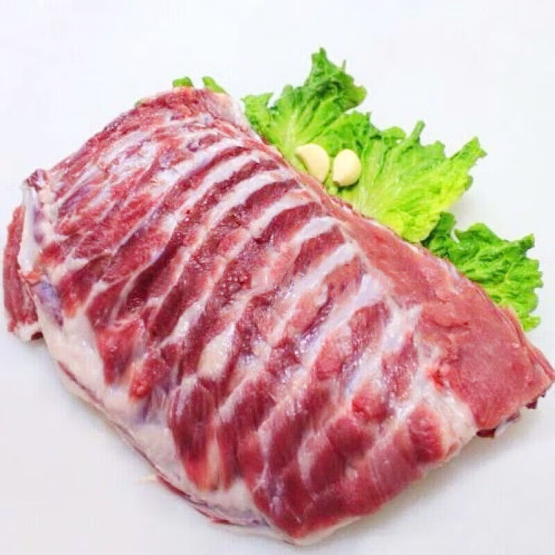猪肉 生鲜多肉排骨新鲜黑猪排猪肋排骨 猪排骨4斤装 新鲜直达【图片