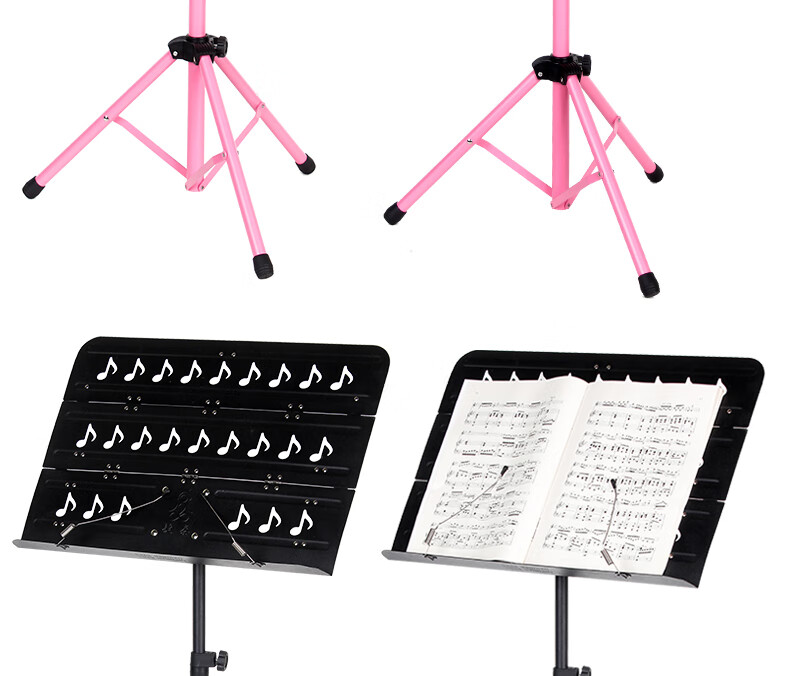 谱架乐谱架子可折叠便携式琴谱架小提琴古筝吉他曲谱架乐谱台谱台蓝色