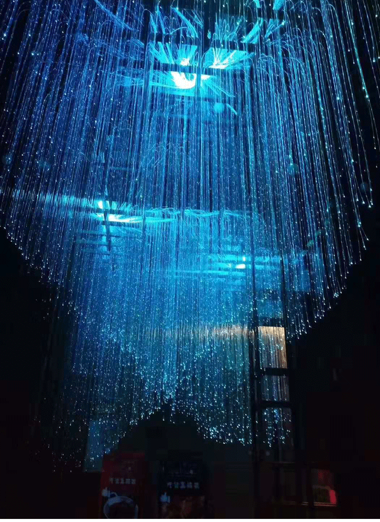 光纤灯满天星光纤灯网红餐厅酒吧灯走廊清吧装饰氛围吊灯星空顶光纤灯