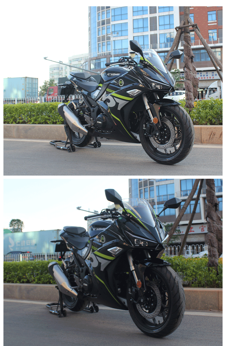 影255s机车摩托车双缸水冷国四电喷重型趴赛跑车整车可上牌颜色备注