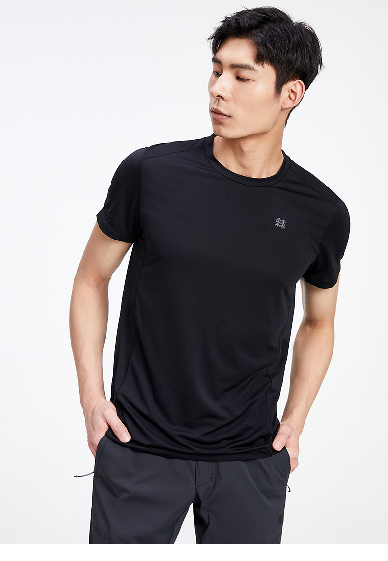 kolonsport/可隆t恤 男子夏季户外运动弹力速干透汽短袖上衣 lhrt1mn