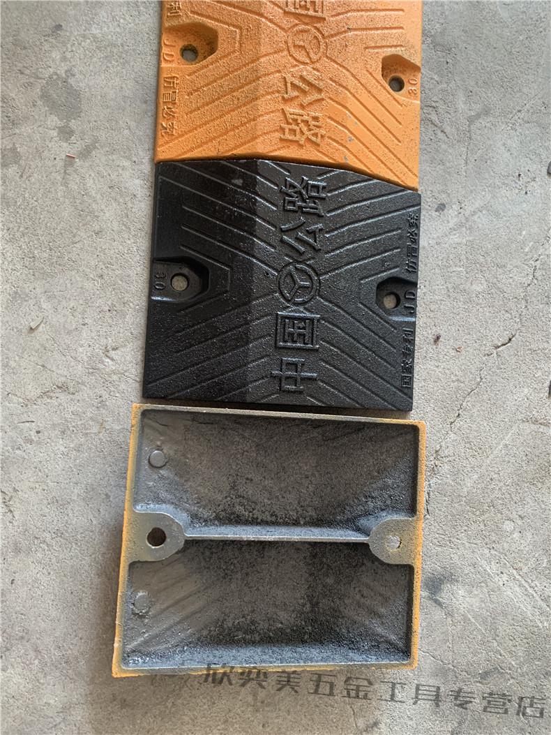 战驴定制高承重减速带铸铁25030050加厚铸钢铁质减速板加油站缓冲带