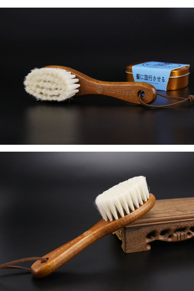 店扫碎发羊毛油头刷剪发修发猪鬃毛刷子美发专用清洁扫头发刷马鬃毛刷