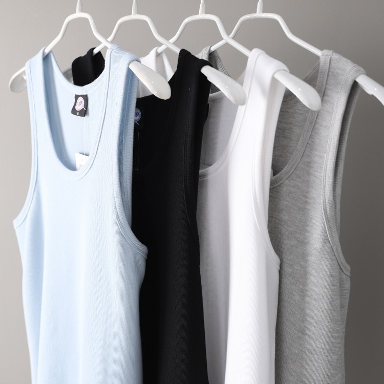 运动休闲夏季无袖二股筋二道坎肩跨栏两根筋男士背心柔软显瘦透气