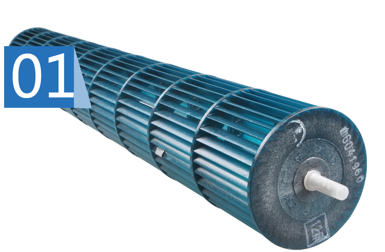 适用格力空调贯流风叶室内机风轮叶轮挂机风筒轴承座空调内机风轮定制