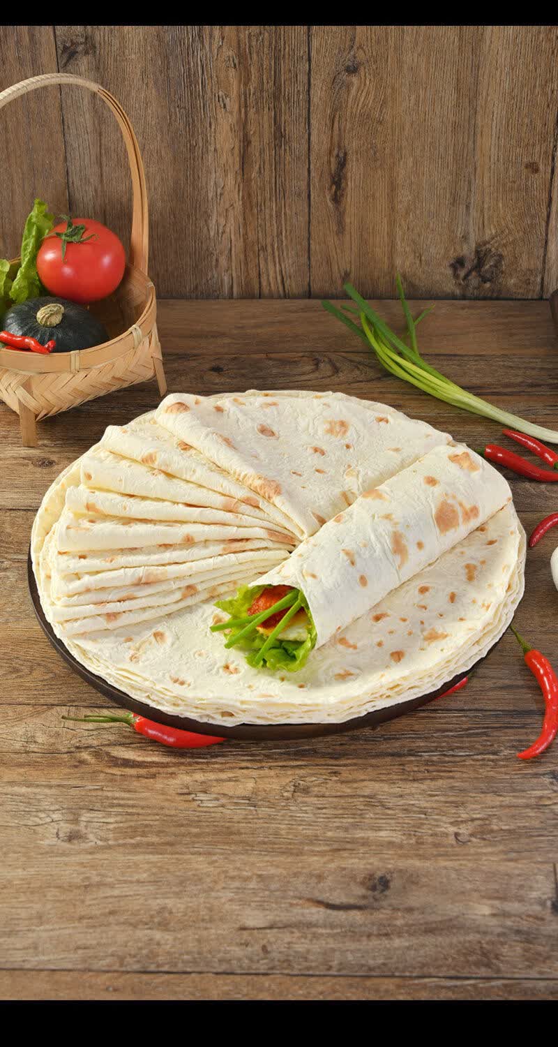 山东手工单饼烙馍烙饼卷饼煎饼烤肉饼手抓饼鸡肉卷饼馒头早餐速食 单