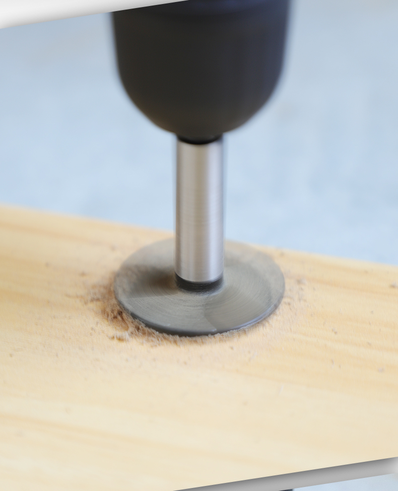 织语木工开孔器桌面木板木头铰链打孔套装木钻头钻孔木钻合页三刃铰链