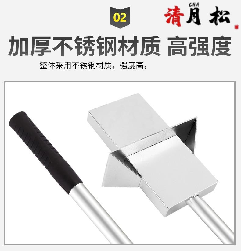 磁铁铝膜用抽拉型强磁吸铁器伸缩式拾铁器手动式除铁器自动脱落5厘米