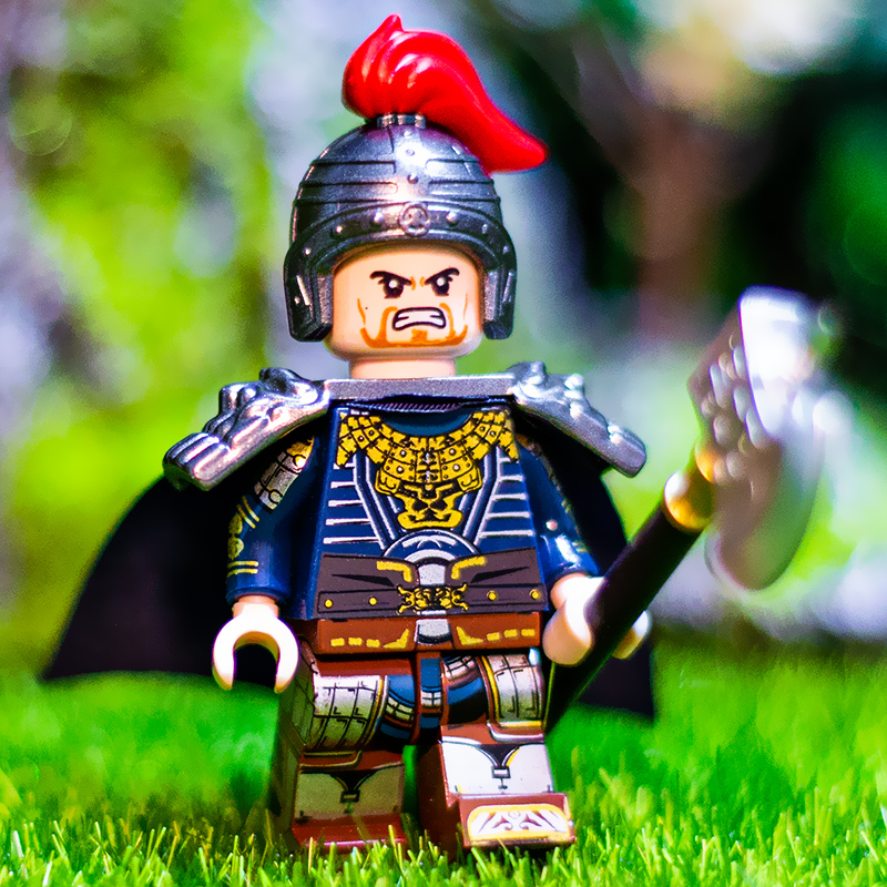 乐高(lego)三国演义魏国夏侯惇第三方小兵三国小侠武将人仔人物