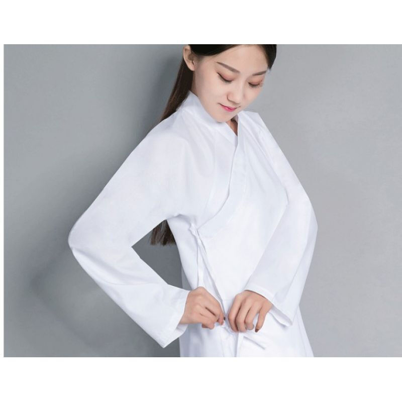 黛美儿 古装睡衣新款汉服中衣打底裤白色改良古代内衣寝衣睡衣男女